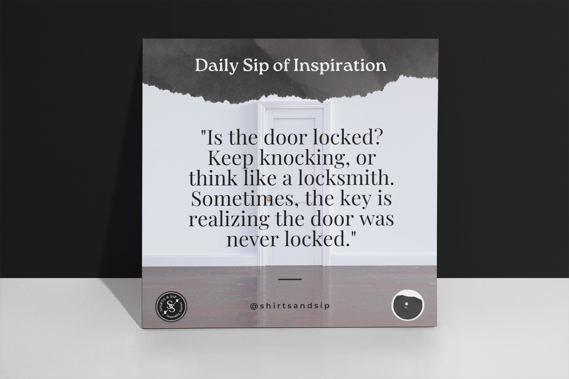 Quote #25 | Locked Door